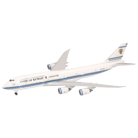Preview: Herpa Wings Flugzeugmodell Kuwait Government Boeing 747-8 BBJ (1:500)